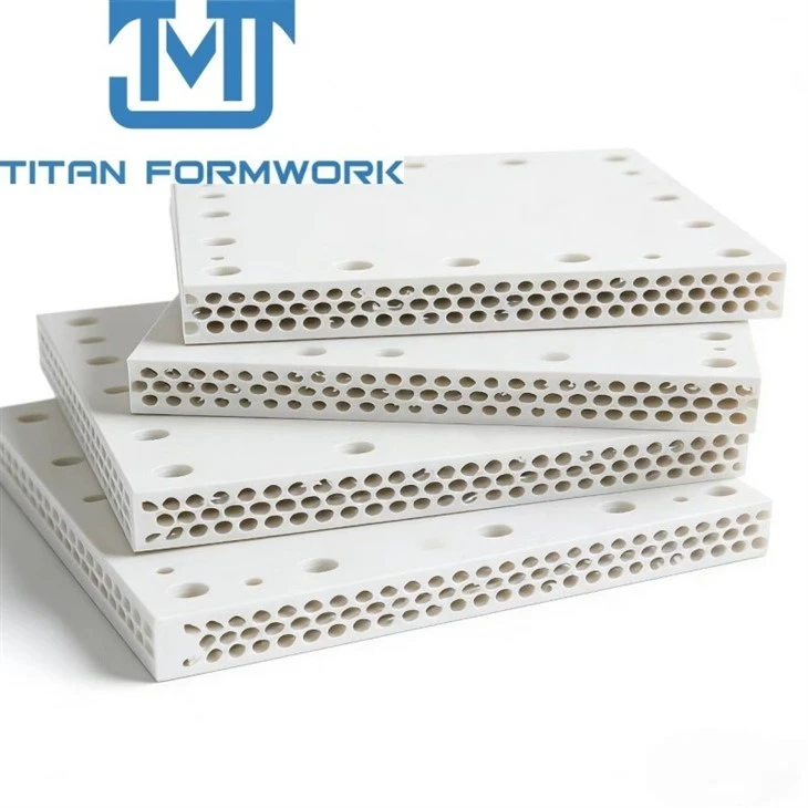 PP Hollow Roudn Hole Plastic Formwork Board factory